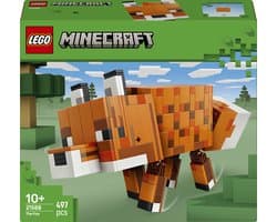 LEGO Minecraft De Vos Kinderkamer Decoratie en Dieren Speelgoed voor Kinderen - 21588