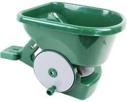 Grasstrooier - Zaaimachine Bemester - Gazon Onderhoud - Verstelbaar Handvat Slinger - 3 Liter - Groen
