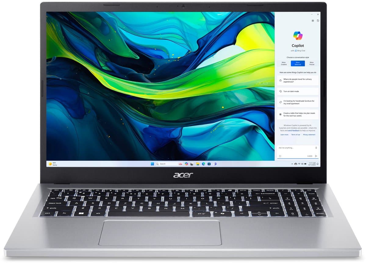 ACER Aspire Go 15 AG15-32P-3534 - 15.6 inch - Full HD - Intel Core 3 N355 - 8 GB - 512 GB - Intel® Graphics - QWERTY — afbeelding 1