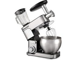 Keukenmachine - Multifunctionele mixer - Bakken en mixen - Krachtige 1300 Watt motor - 7 Liter kom - Roestvrij staal