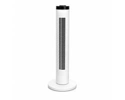 Bruinsma INEX Torenventilator - Verticale ventilator - Vloerventilator - Tafelventilator - Stil - Afstandsbediening - Oscillatie - 3 Snelheden - Timer 7,5 Uur - 45W - Staande Ventilator Voor Slaapkamer, Woonkamer En Kantoor - 81 CM - Wit