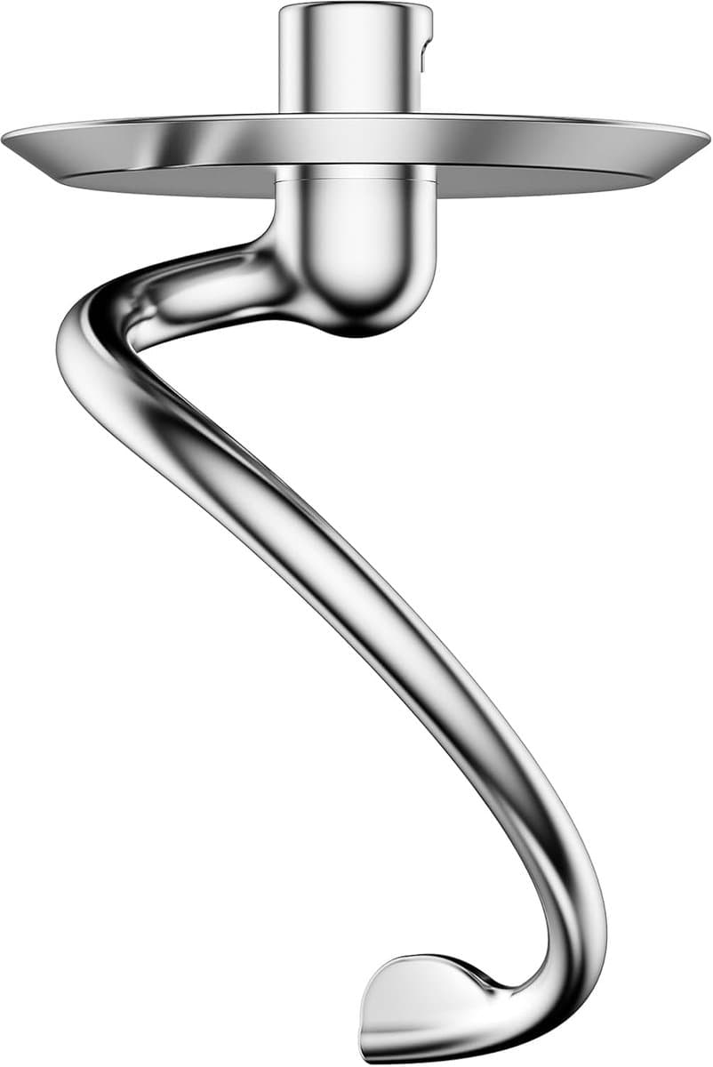 SnelShoppen - Roestvrijstalen Kneedhaak voor KitchenAid - K45DH Kneedhaken voor 4,3 en 4,7/4,8L Kantelkop Blender - Vaatwasmachinebestendig - Ideaal v — afbeelding 1