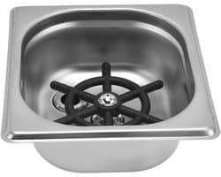Glazenspoeler - Bekerwasser - Snel Glazen Wassen - Automatische Werking - 176 mm - Zilver