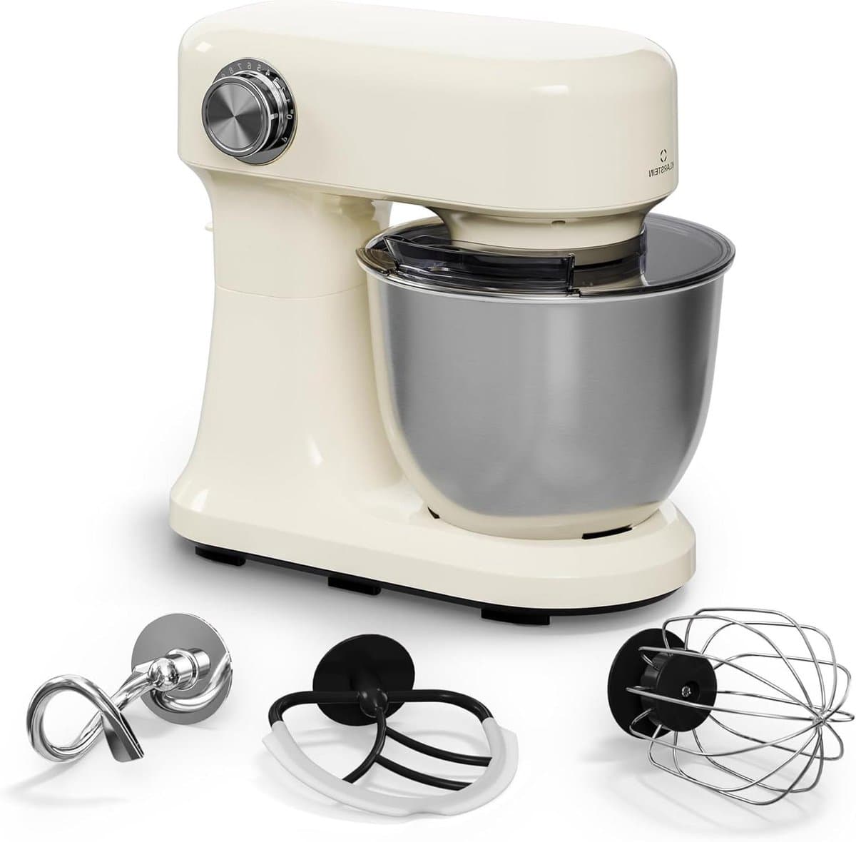 Stand Mixer - Keukenmixer Planetair - Bakken en Mixen - Dubbele Rotatie - 5 Liter - Room — afbeelding 1