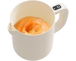 Elektrische Eierklopper - Klopmachine Mixer - Keuken Bakken - Zelfreinigend Ontwerp - 1 Liter Capaciteit - Beige