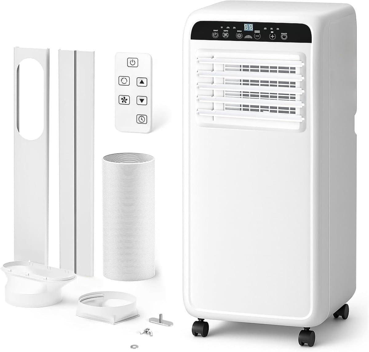 Draagbare Airco - Mobiele Unit - Ruimte Koelen - 3-in-1 Functie - 9000 BTU - Wit — afbeelding 1