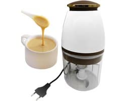 Elektrische Mengkom - Keukenmachine Hakselaar - Keukenbereidingen Maken - Gelijkmatige Nauwkeurigheid - 700 ml - Transparant