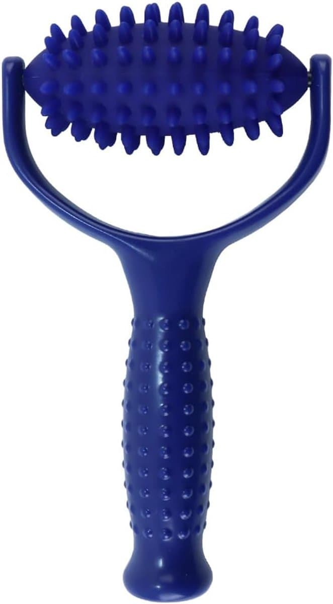 Spiermassagestok met handvat - diepe druk - twee roterende rollen - voor spierpijn verlichting - ShopVlot — afbeelding 1