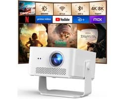 Mini Beamer - Compact - 4K/8K Ondersteuning - Native 1080P - Voor Thuisgebruik