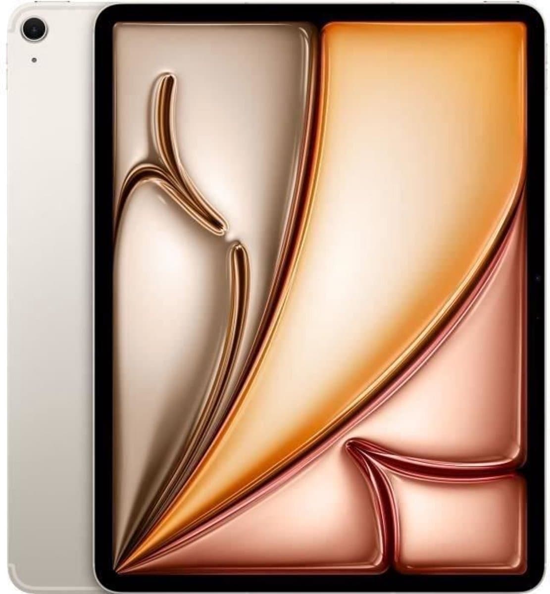 Apple iPad Air M3 (2025) - 11 inch - Wi-Fi + Cellular - 128GB - Starlight - 7e generatie — afbeelding 1