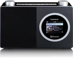 Lenco DIR-70BK - Internet Radio met kleurendisplay en Bluetooth - Zwart