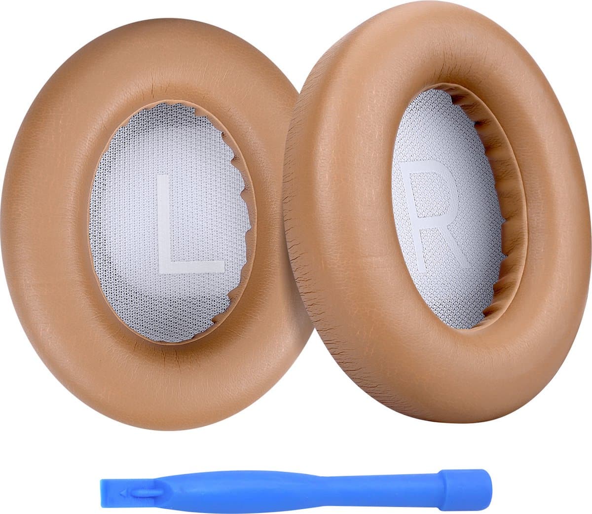 Vervangende Oorkussens voor Bose NC700 / Bose 700 Noise Cancelling Hoofdtelefoon van MMOBIEL - Memory Foam en Protein PU Koptelefoon Oorkussens - Noise Isolation Earpads – Khaki — afbeelding 1