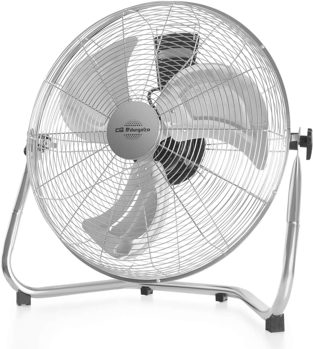 Industriële Ventilator met Roestvrijstalen Behuizing, 3 Snelheden, Draaibare Kop en Kantelbeveiliging - 135 W — afbeelding 1