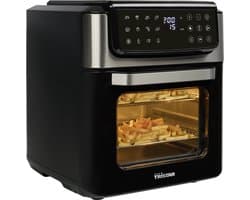 Tristar FR-9068 Airfryer Oven XXL – 12 Liter – Heteluchtfriteuse & Airfryer Oven – 13 Automatische Bakprogramma’s – Multifunctionele Mini Oven – Grillen, Bakken, Braden & Frituren Zonder Olie - 50–200 °C - Timer tot 60 minuten - Zwart