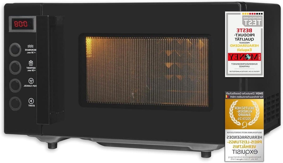 Magnetron - Keukenapparaat - Snel maaltijden opwarmen - Flatbed technologie - 20 liter capaciteit - Zwart — afbeelding 1