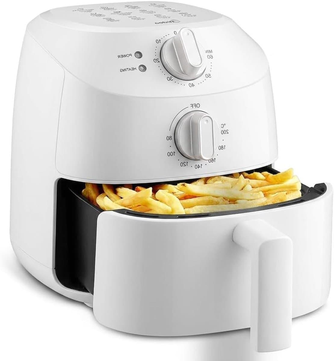 Heteluchtfriteuse - Airfryer - Gezond Frituren - Compact Formaat - 2 Liter - Wit — afbeelding 1