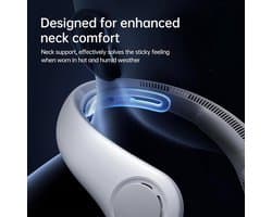 Nek Ventilator met Koeling - Gezichtsventilator - Oplaadbaar draagbaar