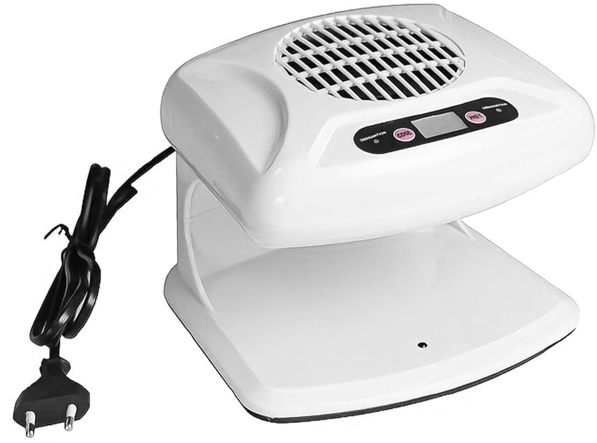Dailygoods - Luchtkoeler - Dubbele Luchtkoelers - Automatische Aanpassing - Wit - Luchtverfrisser - Ideaal voor Badkamer en Salon - 300 W — afbeelding 1
