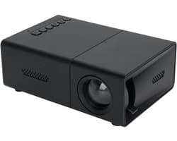 PUSOKEI Mini Projector - 1920x1080p Full HD Draagbare Beamer met 6000 Lumen en Ingebouwde Speaker