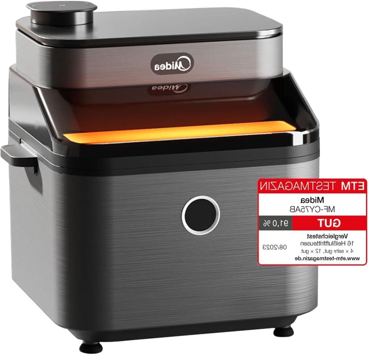 Heteluchtfriteuse - Airfryer XXL - Gezond Koken - Kijkvenster - 7 Liter - Zwart — afbeelding 1