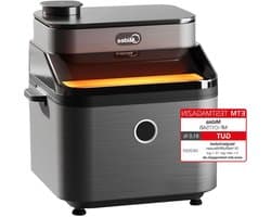 Heteluchtfriteuse - Airfryer XXL - Gezond Koken - Kijkvenster - 7 Liter - Zwart