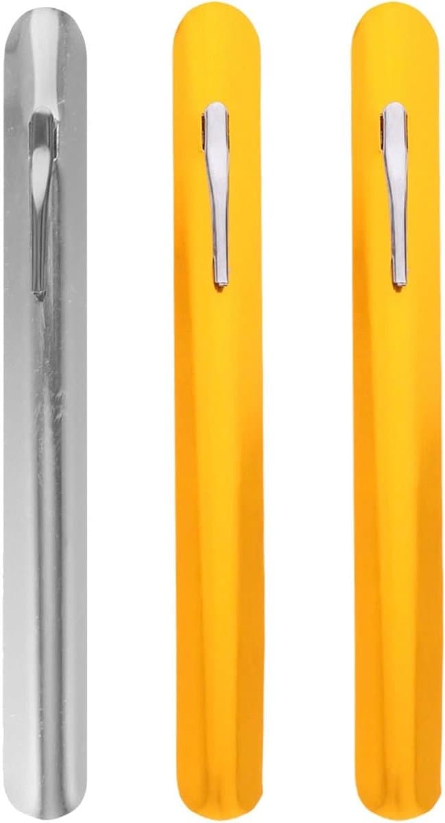 Kruimelveger 3-delig - Tafelreiniger set - Snel tafel vegen - Met handige clip - 15 cm lang - Diverse kleuren — afbeelding 1