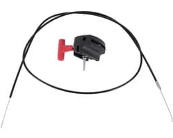 Universele 150 cm gaskabel en chokehendel voor duwmaaiers, tuinmachines en buitenapparatuur - Hoogwaardige vervangingsonderdelen voor optimale prestaties in de tuin.