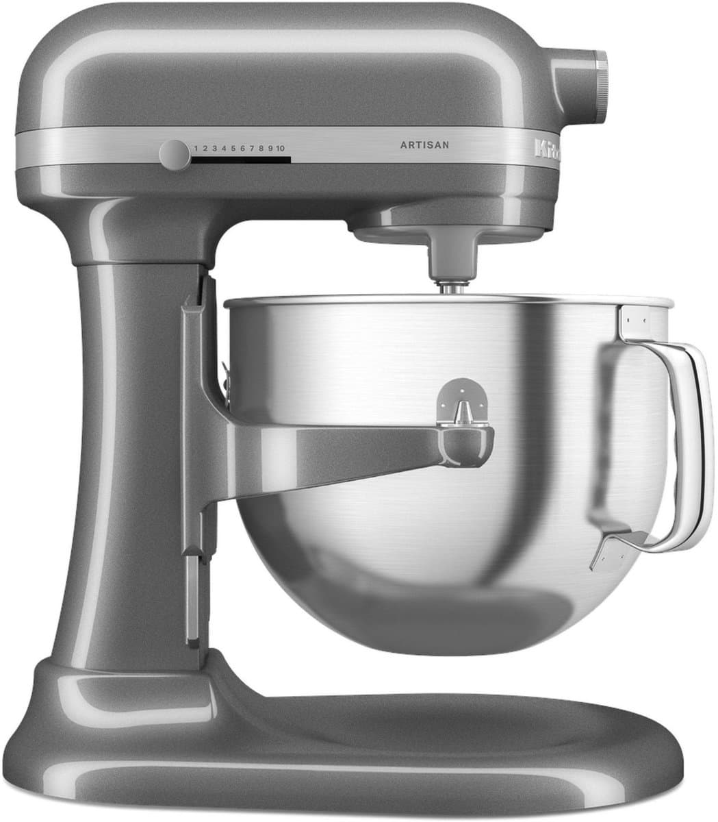 KitchenAid keukenmachine - Artisan - In hoogte verstelbare kom - 375 W - 11 snelheden - 3 RVS accessoires - 6,6L - Tingrijs — afbeelding 1