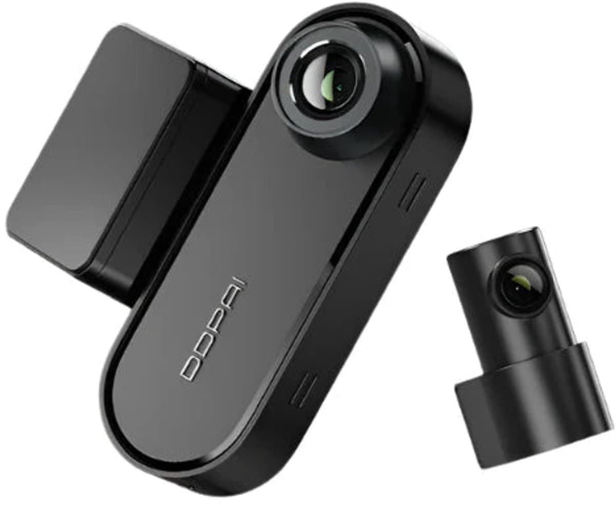 Dashcam voor Auto - WiFi - Dashcams - Super compact - Dubbele camera - FullHD video - Zwart — afbeelding 1