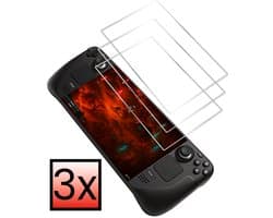 Screenprotector Geschikt voor Steam Deck OLED Bescherm Glas Screen Protector - 3 PACK