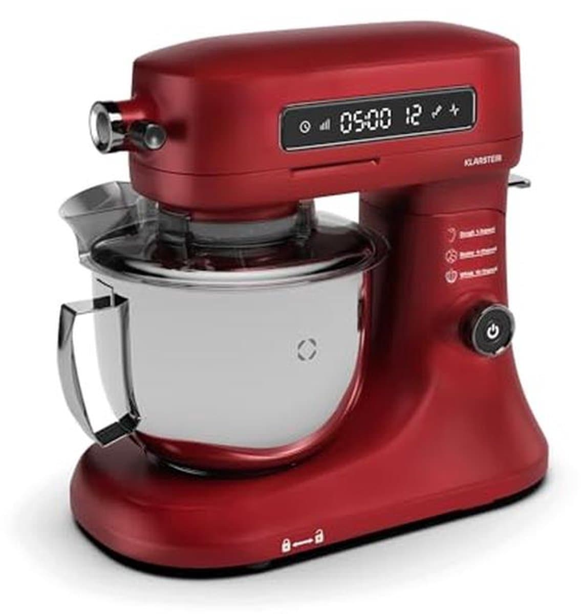 Krachtige Keukenmachine 1600W met RVS Kom en 12 Snelheden - Stille Foodprocessor met LCD Touchscreen — afbeelding 1