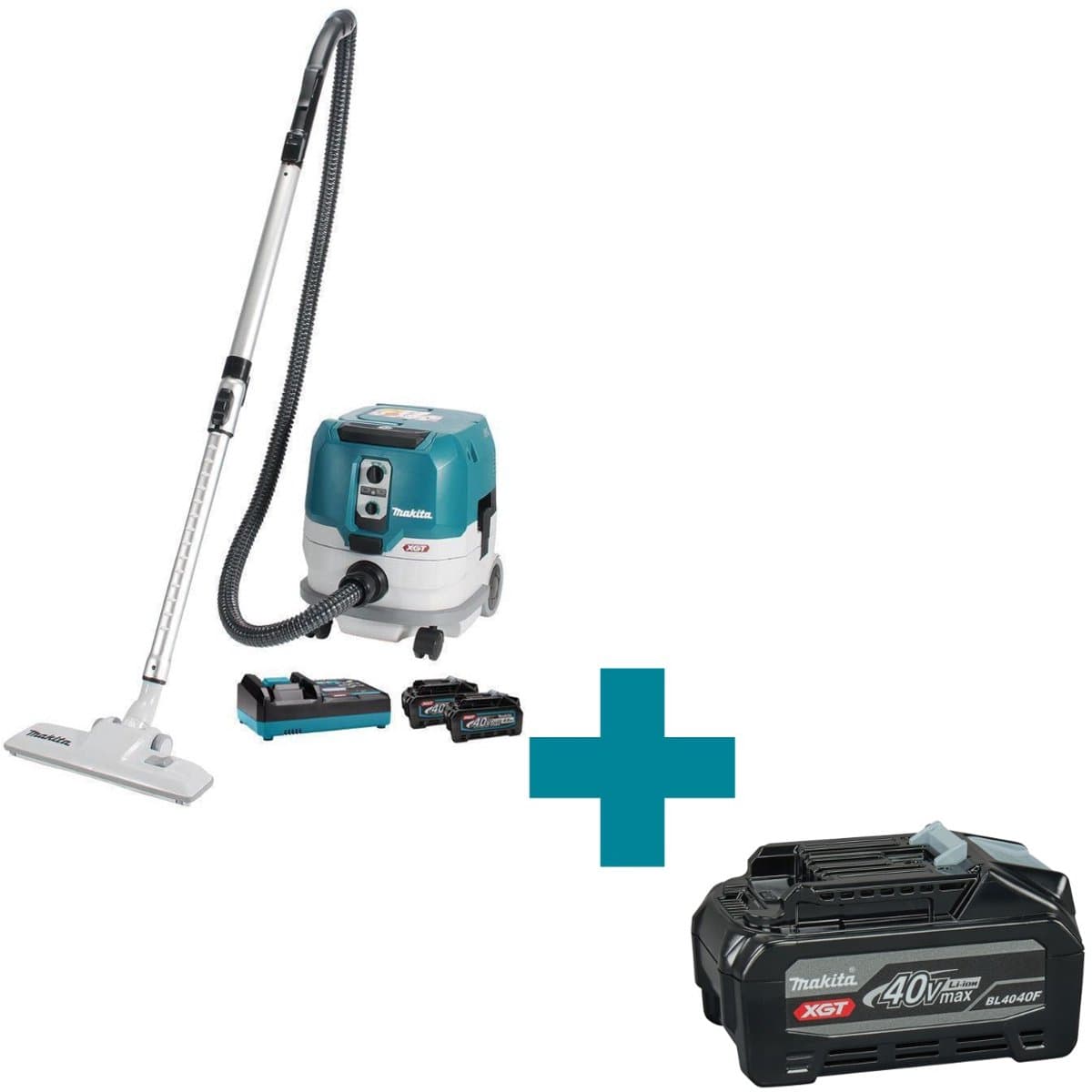Makita VC005GLL201X Accu Stofzuiger XGT 40V Max 8.0Ah — afbeelding 1