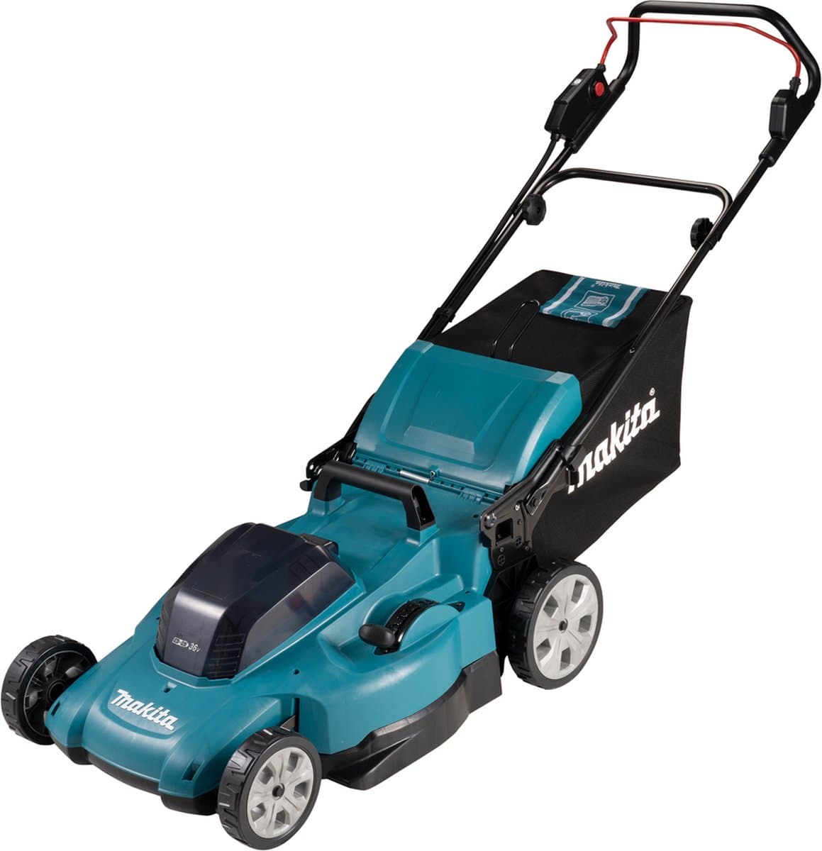 Makita DLM538PT2 - LXT 2x18 V accu Grasmaaier - 53 cm - 5,0 Ah accu (2 st) - duo snellader - in doos — afbeelding 1