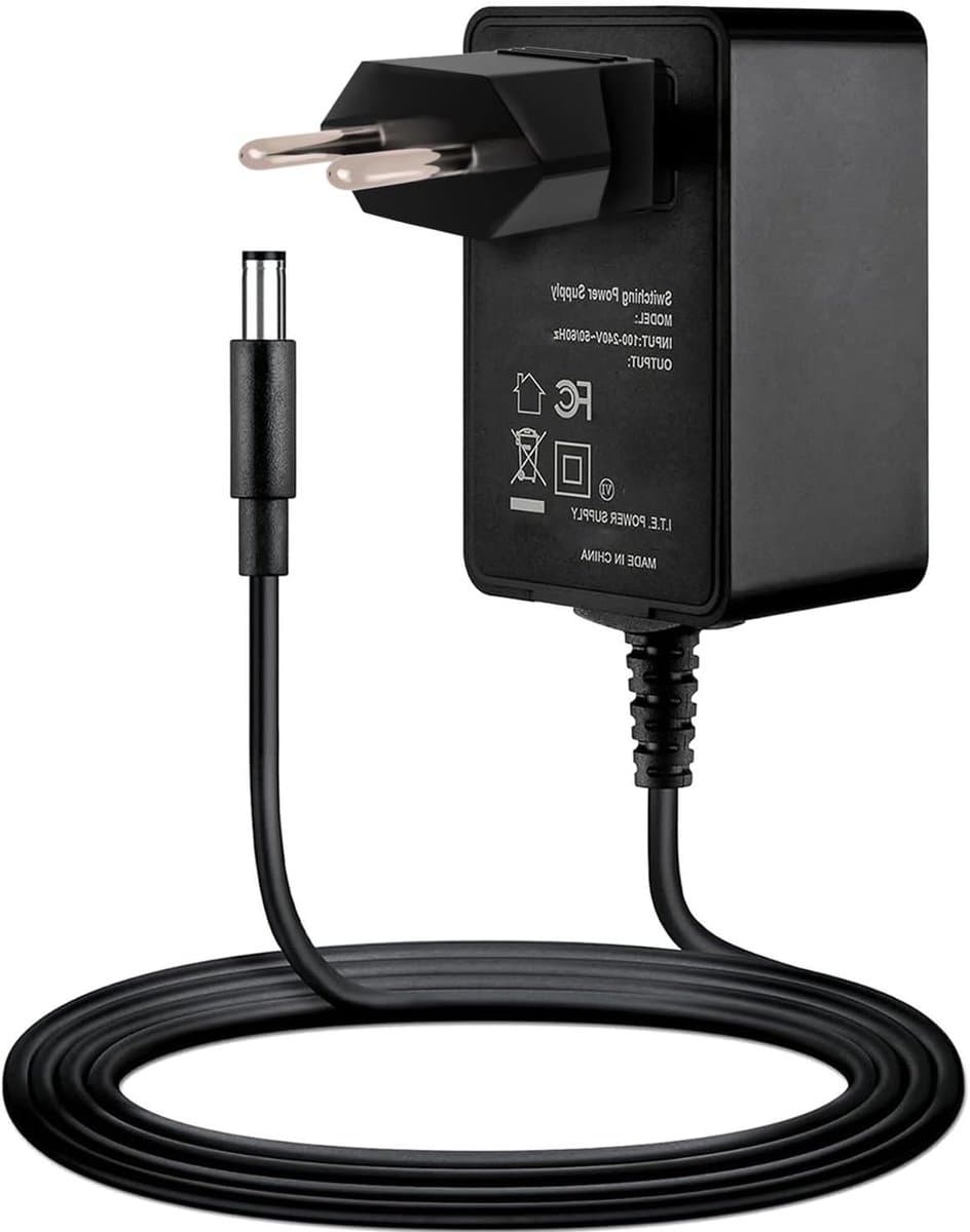 Netvoeding voor Externe Harde Schijf - Adapter Oplader - Data Opslag - Compact en Lichtgewicht - Universeel - Zwart — afbeelding 1