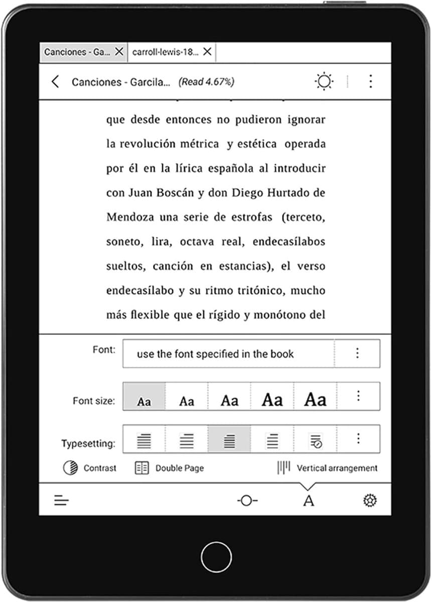6-inch e-reader, helder scherm met 300 DPI, 4+64GB opslagruimte, ingebouwde leesverlichting, inclusief beschermhoes. — afbeelding 1