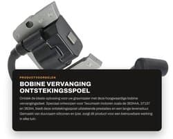Bobine Vervanging Deel - Geschikt voor Tecumseh 36344A/37137 - Hoogwaardig Siliconen/IJzer - Eenvoudige Installatie - Gewicht 251 g - Lange Levensduur - Ontstekingsspoel