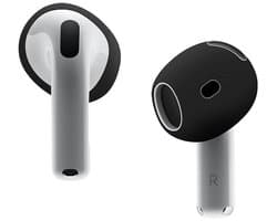 Vervangende Oordopjes Geschikt voor AirPods 4 - Vervanging Tips - Siliconen Dopjes Zwart