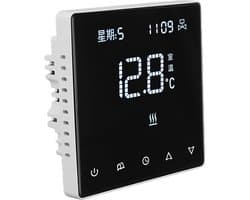 Slimme Wifi Thermostaat - Digitale Regelaar - Comfort Verhoging - Dubbele Verwarming Controle - 5-45 Graden - Wit