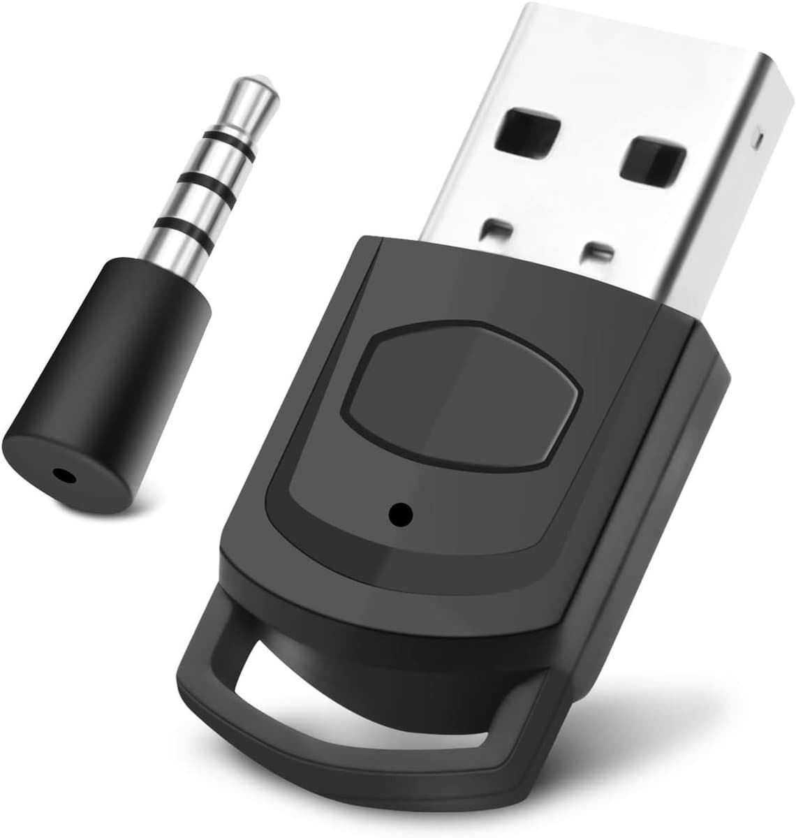 Bluetooth USB Audio Adapter voor PS5, PS4 en PC - Draadloze Dongle met Mini Microfoon, Plug & Play voor Gaming en Muziekstreaming — afbeelding 1