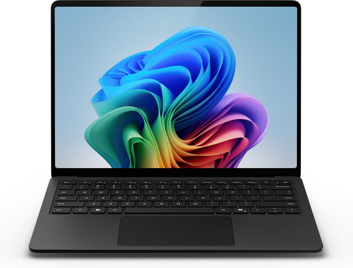 "Microsoft Surface Laptop 7 Copilot+ PC Qualcomm Snapdragon X1E-80-100 38,1 cm (15"") Touchscreen 16 GB LPDDR5x-SDRAM 1 TB SSD Wi-Fi 7 (802.11be) Windows 11 Pro Zwart" — afbeelding 1