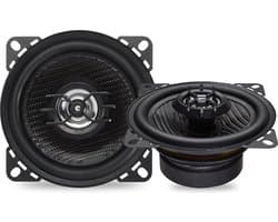 Caliber Auto Speakers - Autospeakers 10 cm - 30 Mm Mylar Dome Tweeters - 160 Watt Totaal Vermogen - 2 Weg Coaxiaal Luidsprekers