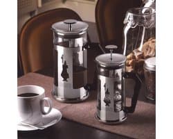 koffiezetapparaat- draagbare cafetière met drievoudige filters- hittebestendig glas met roestvrijstalen 350 ml