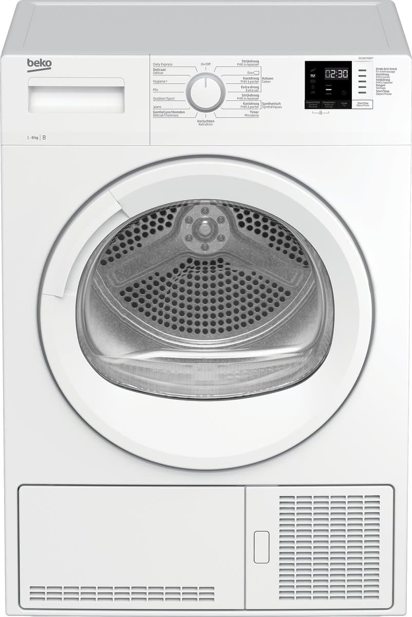 Beko DCU8235BXT - Condensdroger - NL/FR — afbeelding 1