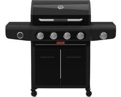Barbecook Siesta 412 Graphite gas BBQ zwart 132x56x118cm