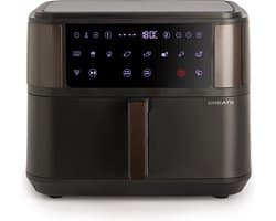 CREATE - Airfryer zonder olie 10 L met scheidingssysteem - 10 vooringestelde programma's - Zwart - AIR FRYER DUAL