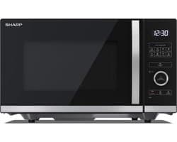 Sharp YC-QS254AE-B magnetron Zwart, Roestvrijstaal Solo-magnetron Aanrecht 25 l 900 W