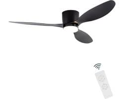 Plafondventilator Slaapkamer - Plafonniere Met Ventilator - Plafondventilator Met Verlichting - Plafondventilator Afstandsbediening