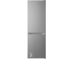 Inventum KV1500S Low Frost energiezuinige koel-vriescombinatie - 150 cm hoog - 174 liter - Energielabel D - Vrijstaand - Zilver