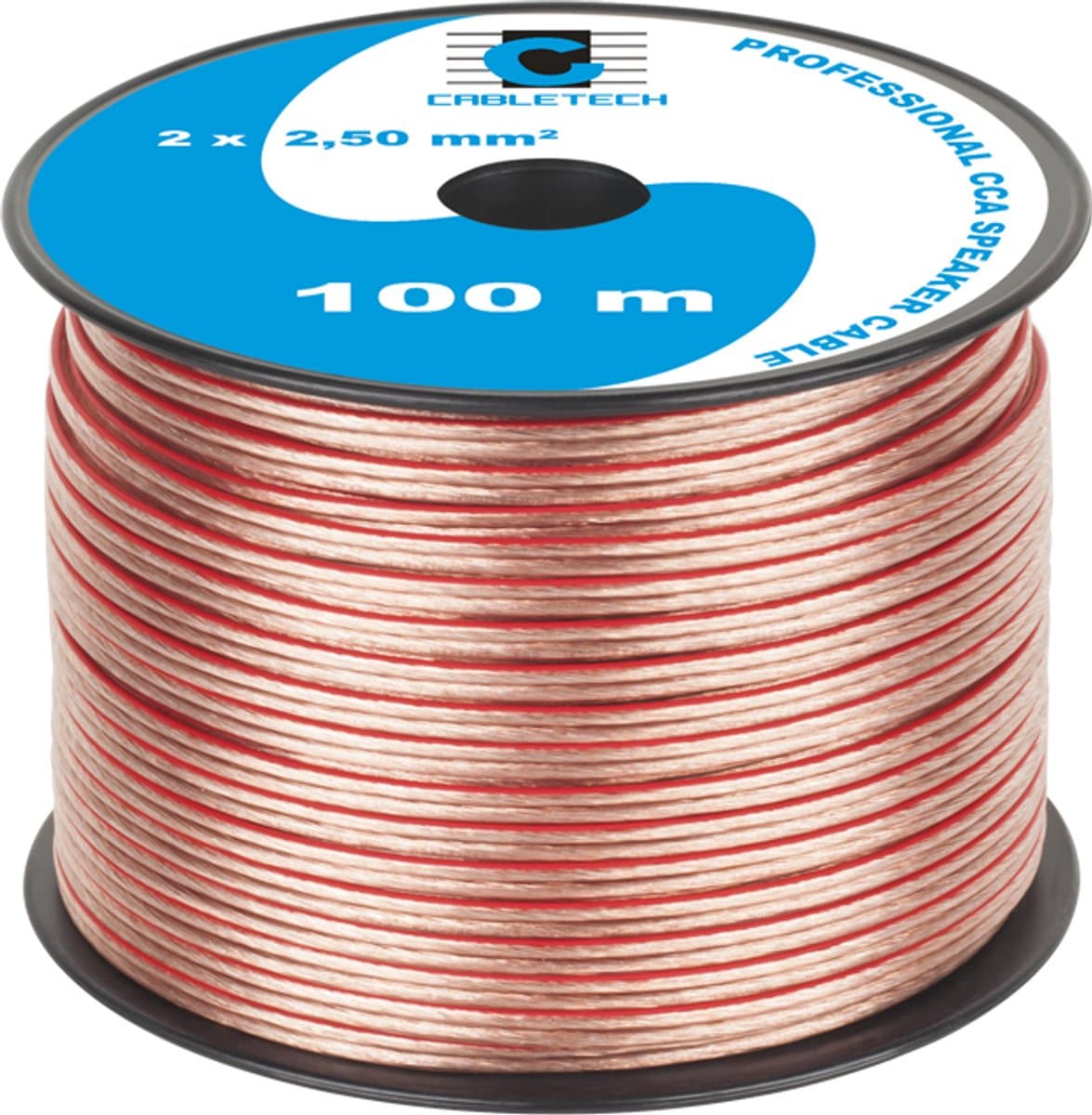 Cabletech KAB0360 - Luidsprekerkabel - 100m - 2x2,5mm CCA — afbeelding 1