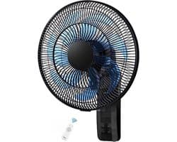 Wandventilator - Muurventilator - Ruimte Koelen - Oscillerend - 55 Watt - Wit